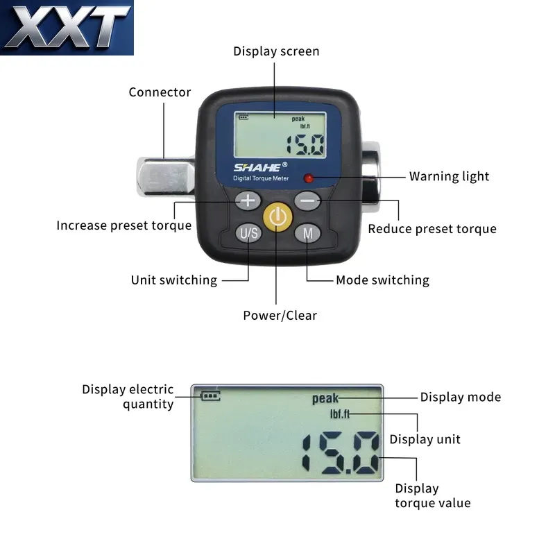 Adaptor Kunci Torsi Digital XX - Electronics Repair Tools ulasan dan harga